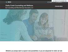 Tablet Screenshot of counselingandneurotherapy.com